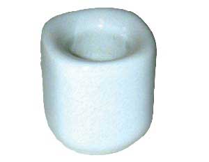White Ceramic Chime Candle Holder