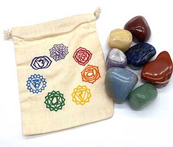 7 Chakra tumbled Stones