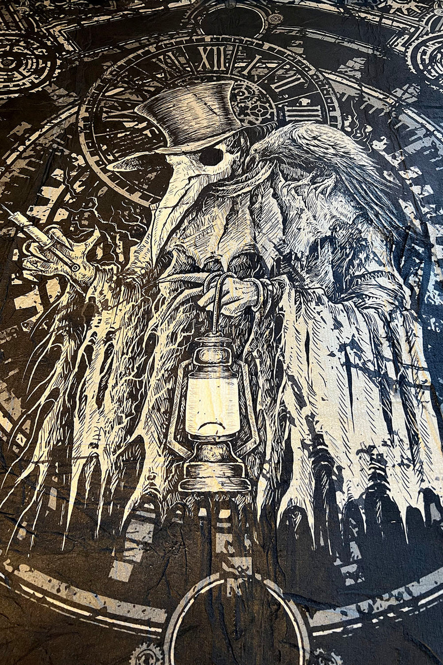 Vampire Freaks Plague Doctor Blanket