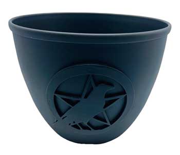 3 1/2" Pentagram & Bird Candle Holder