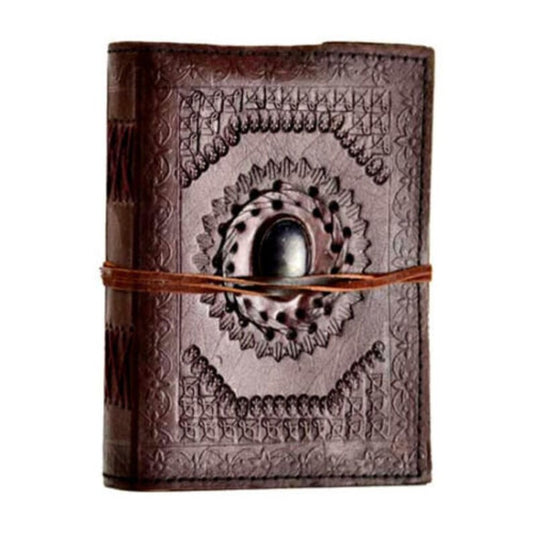 God's Eye Leather Journal with Cord