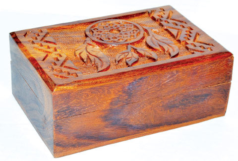 4" x 6" Dream Catcher Wood Box