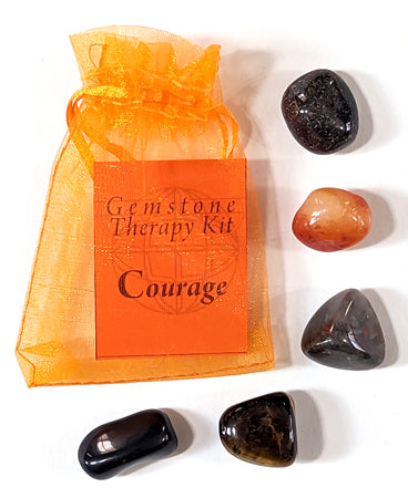 Courage Gemstone Therapy Kit