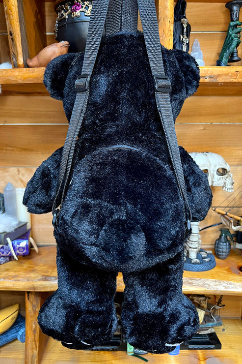 Vampire Freaks Grumpy Bones Bear Plush Backpack