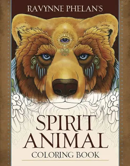 Spirit Animal coloring book by Ravynne Phelan's