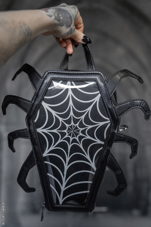 VAMPIRE FREAKS
Spider Coffin Ita Bag [BLACK/RED]