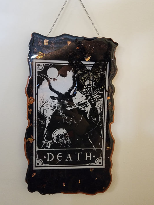 Resin Death Tarot Wall Hanging