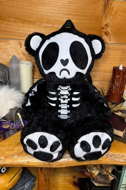 Vampire Freaks Grumpy Bones Bear Plush Backpack