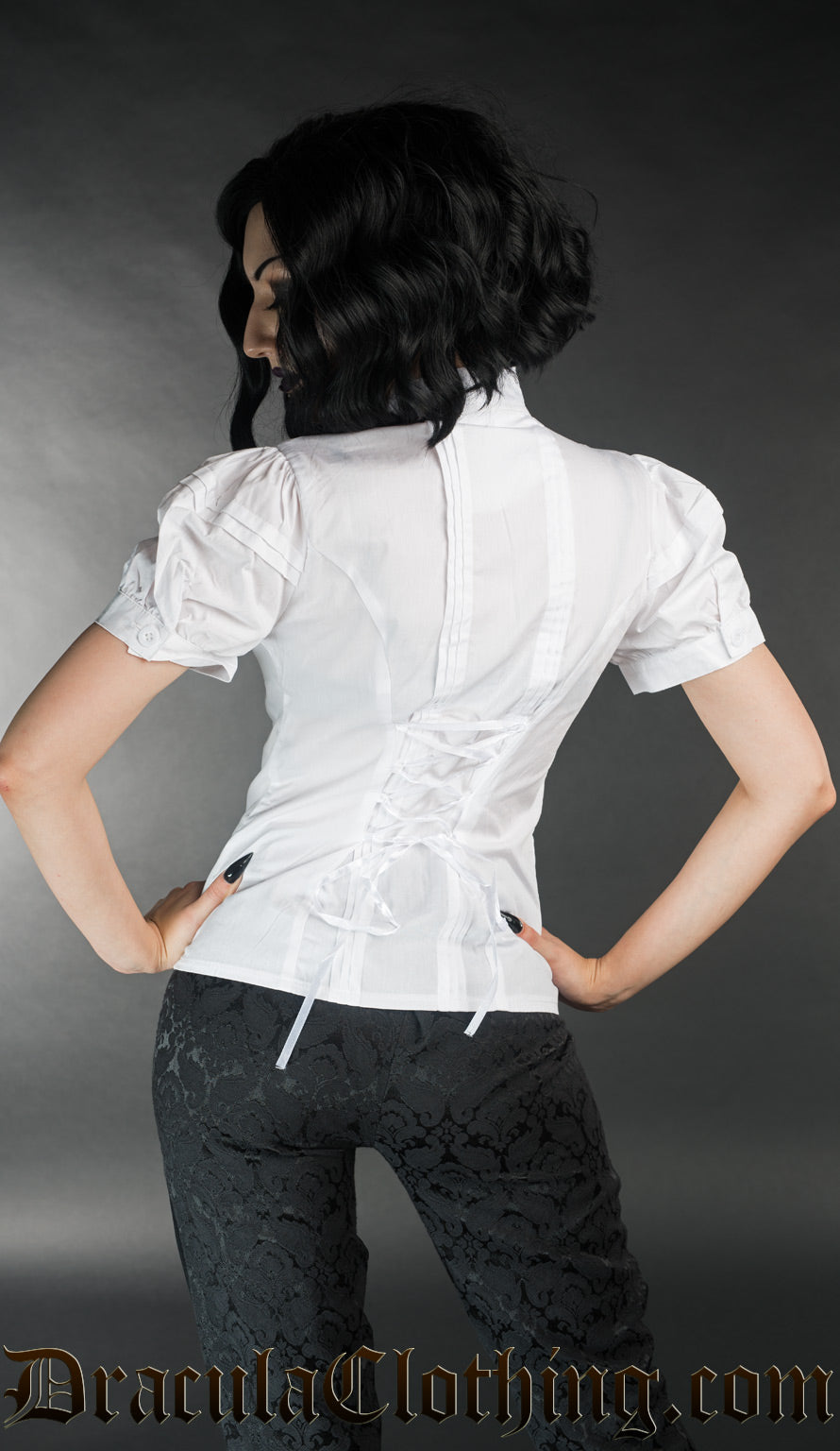 WHITE EDWARDIAN BLOUSE