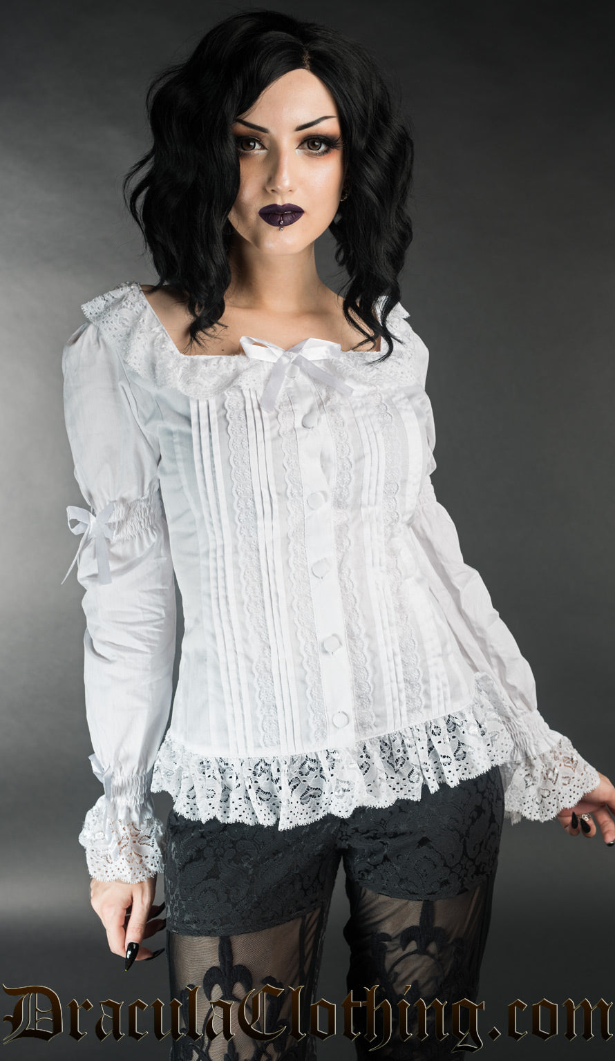 BROCADE ROMANTIC BLOUSE